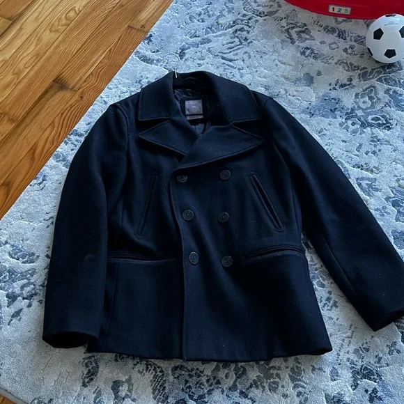 Gap’s men navy double breasted coat - Picture 1 of 6